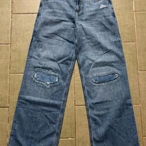 Abercrombie Kids Blue Distressed Jeans